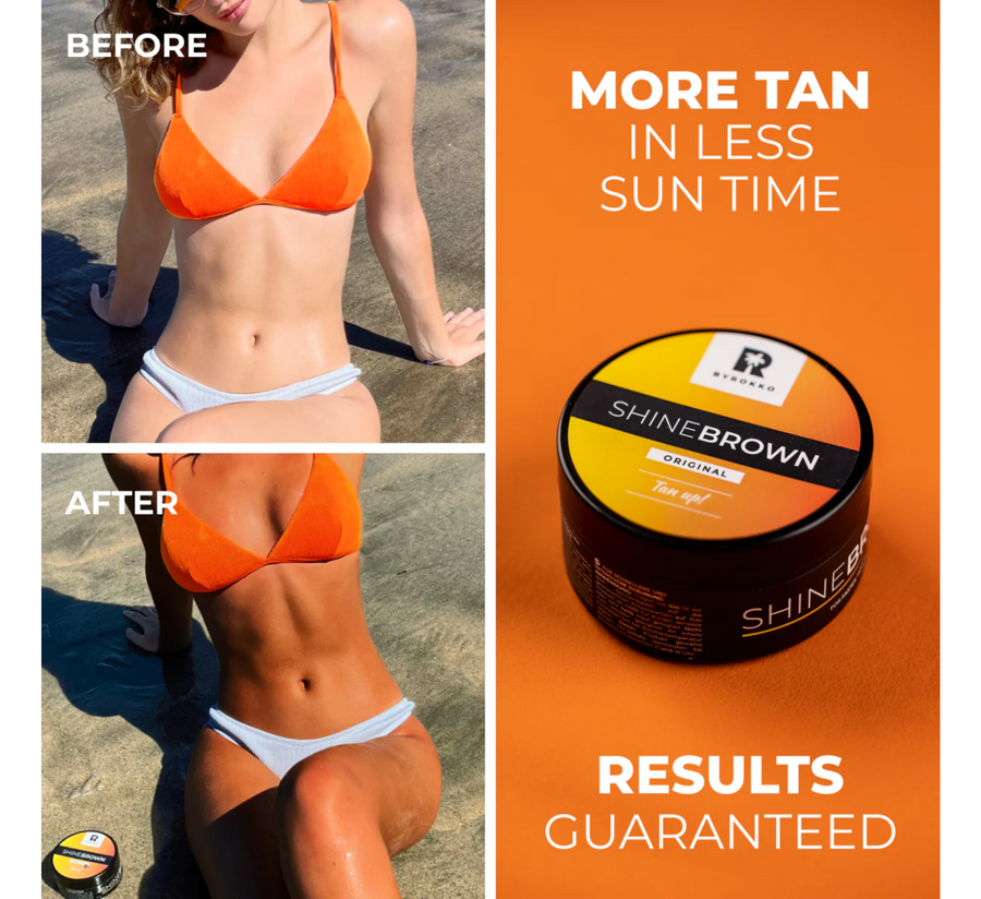 Byrokko Shine Brown Tanning Cream *200ml