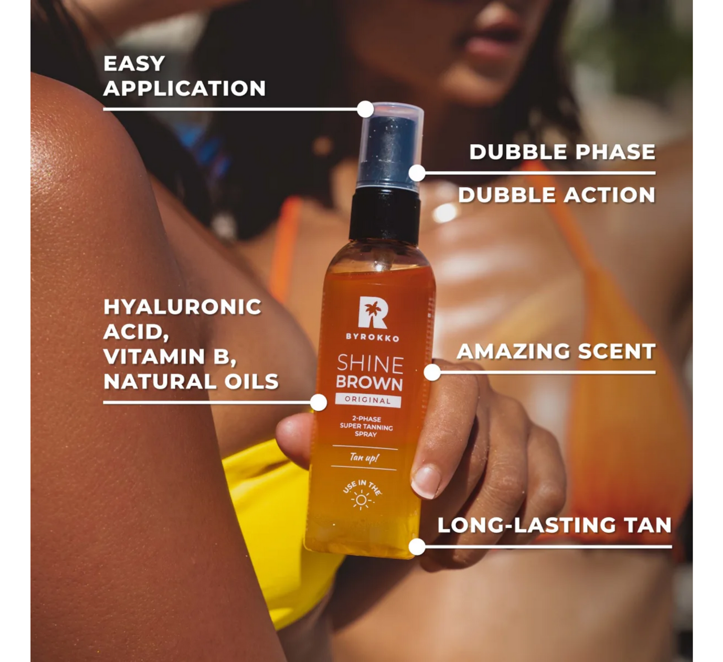 Byrokko Shine Brown Two-Phase Super Tanning Spray *100ml