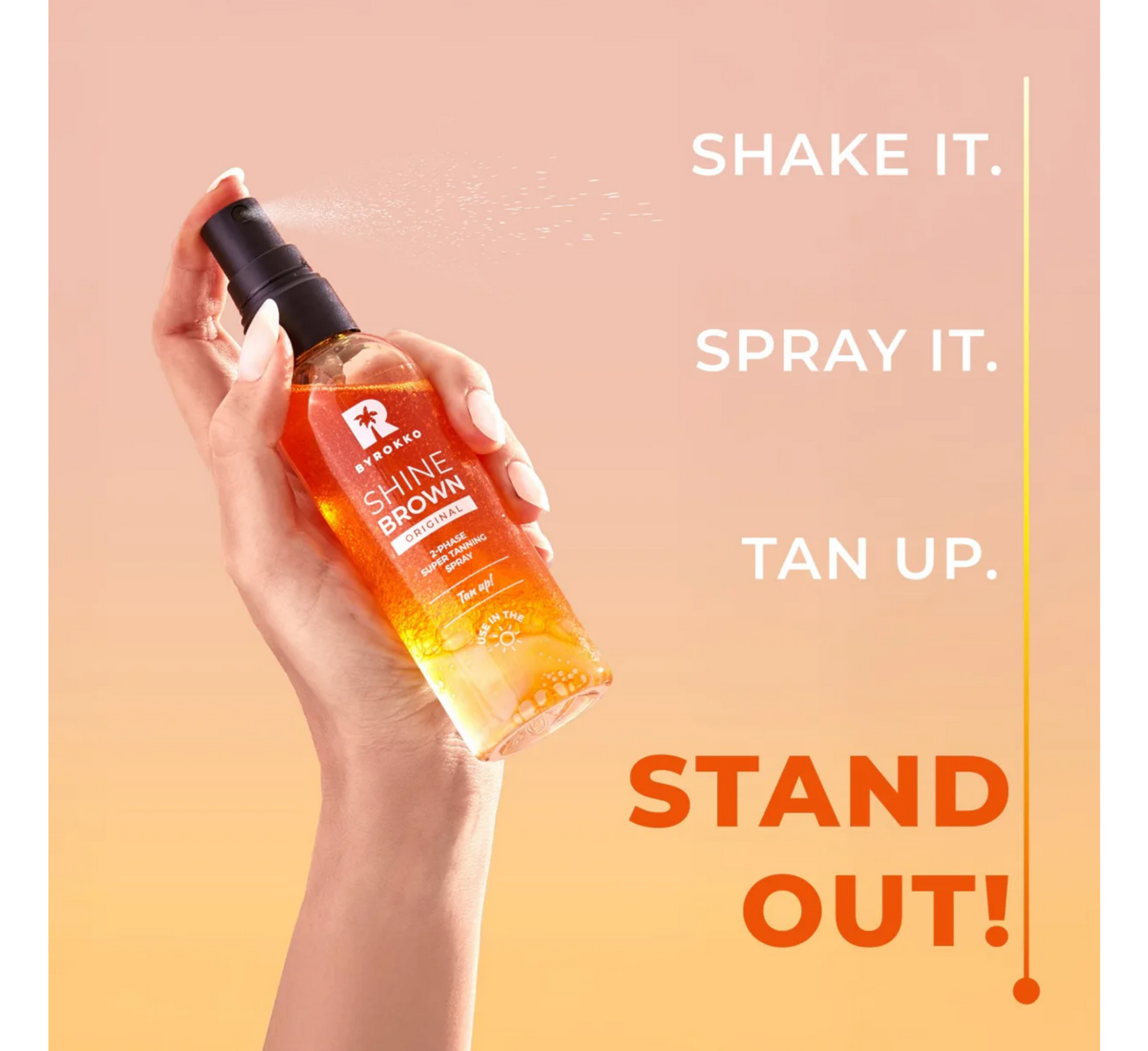 Byrokko Shine Brown Two-Phase Super Tanning Spray *100ml