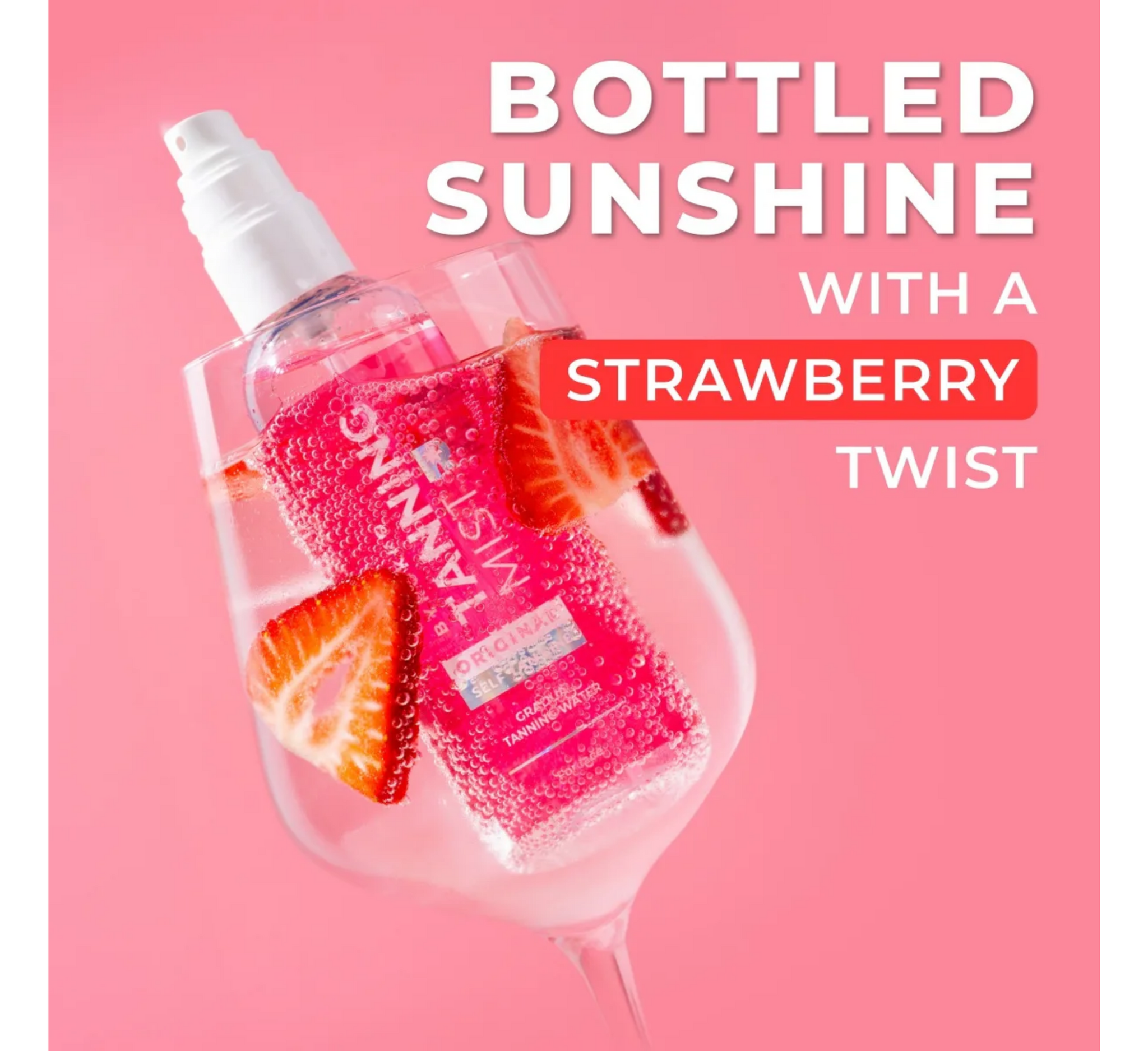 Byrokko Strawberry Tanning Mist Gradual Self Tanning Water *100ml