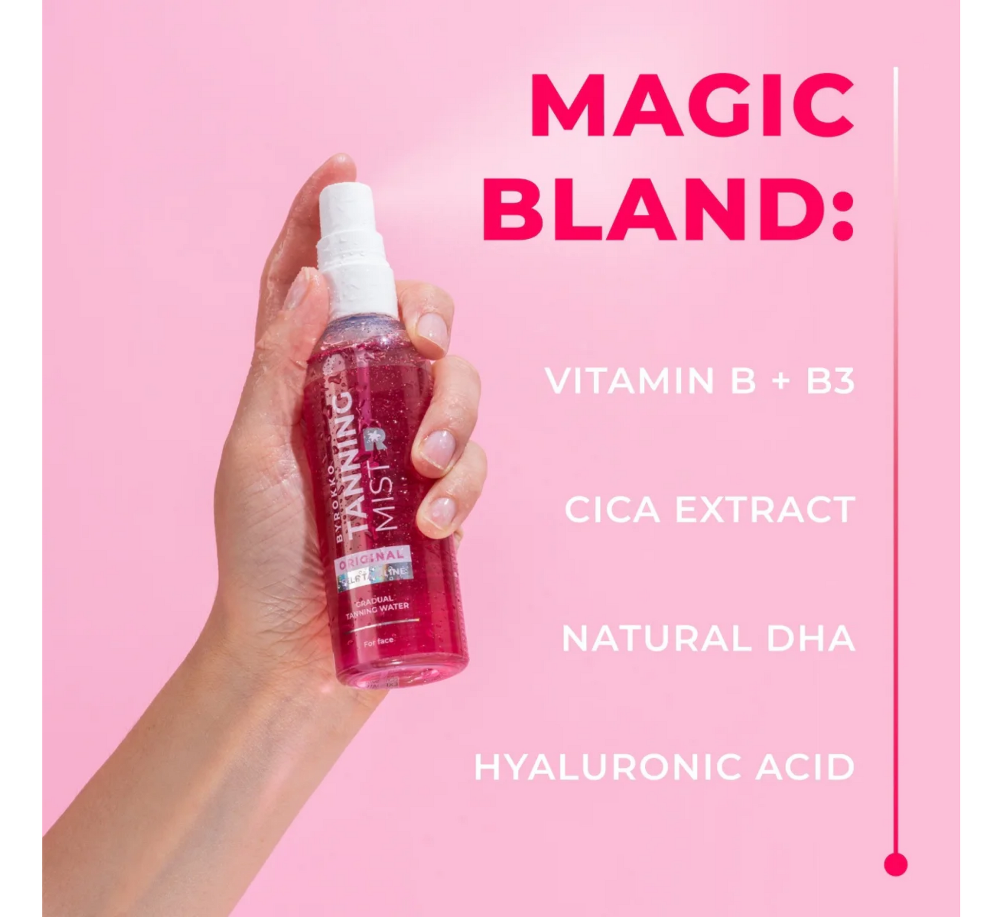 Byrokko Strawberry Tanning Mist Gradual Self Tanning Water *100ml