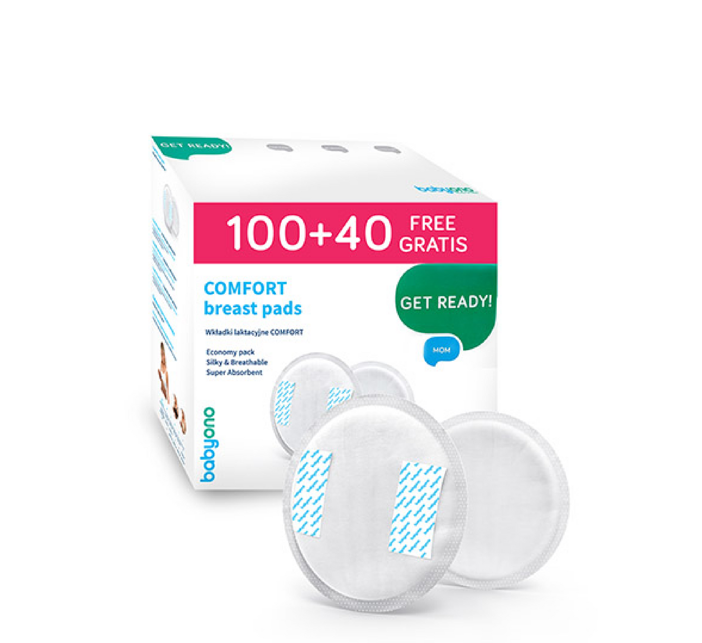 COMFORT breast pads 100+40 pcs free