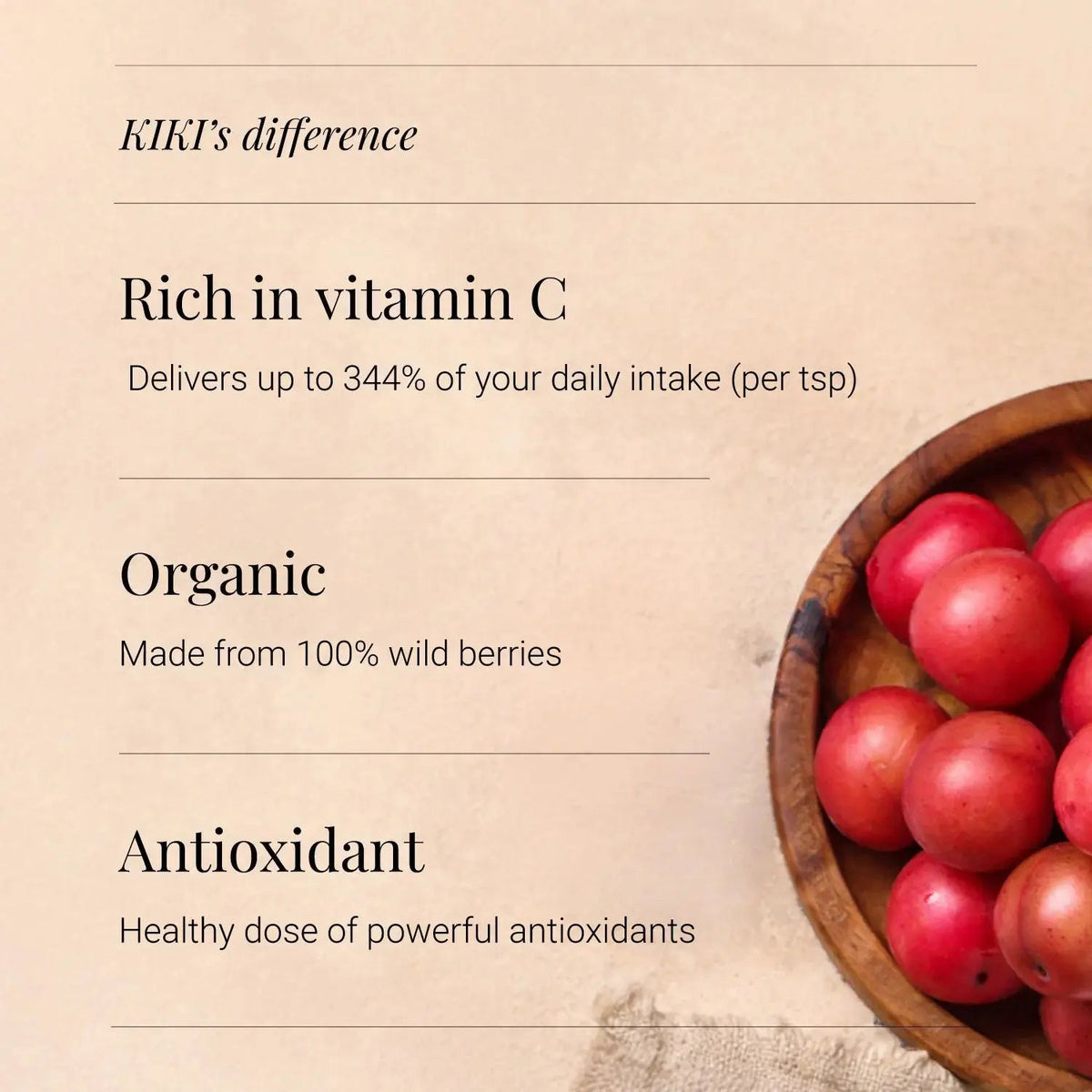 Camu Camu Powder, Organic - 70g