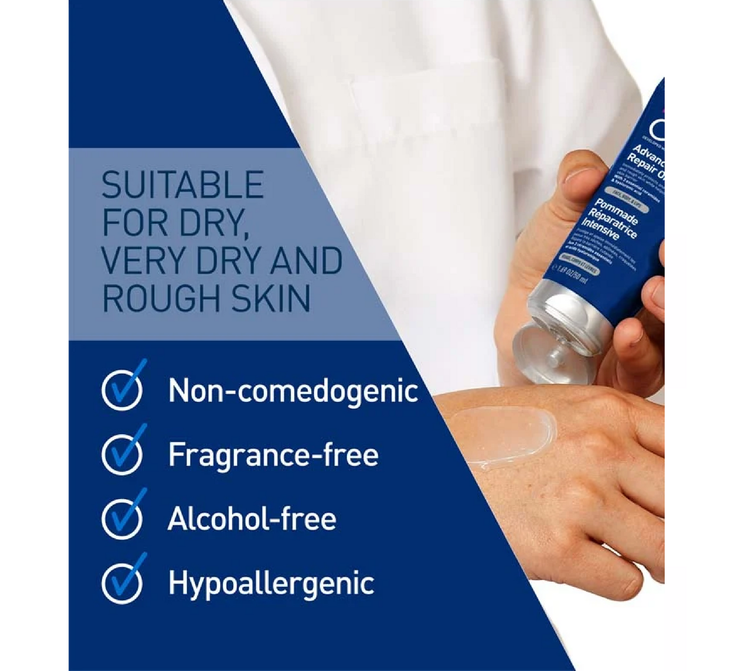 CeraVe Advanced Repair Ointment (for very dry skin)