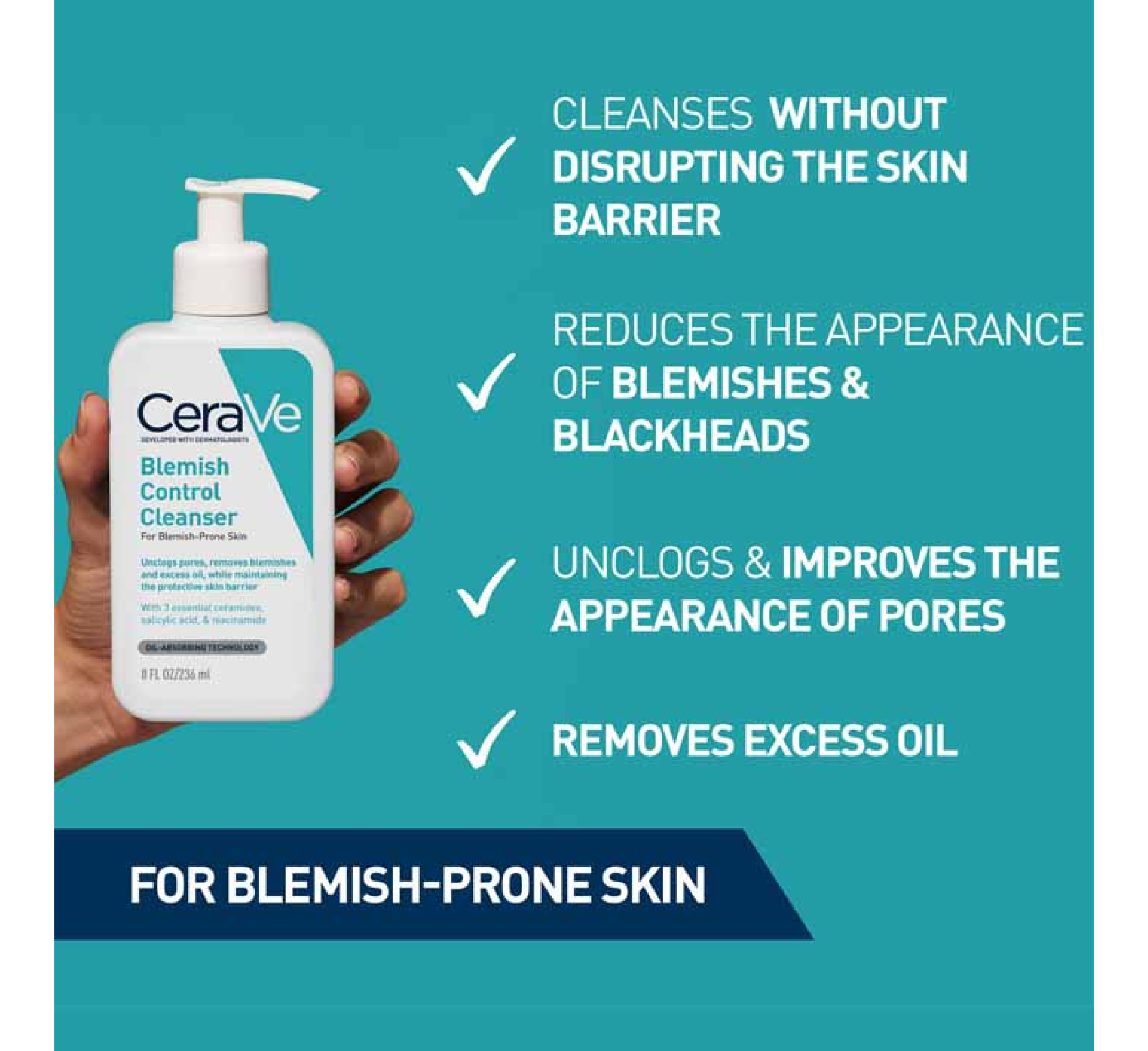 CeraVe Blemish Control Cleanser *473ml