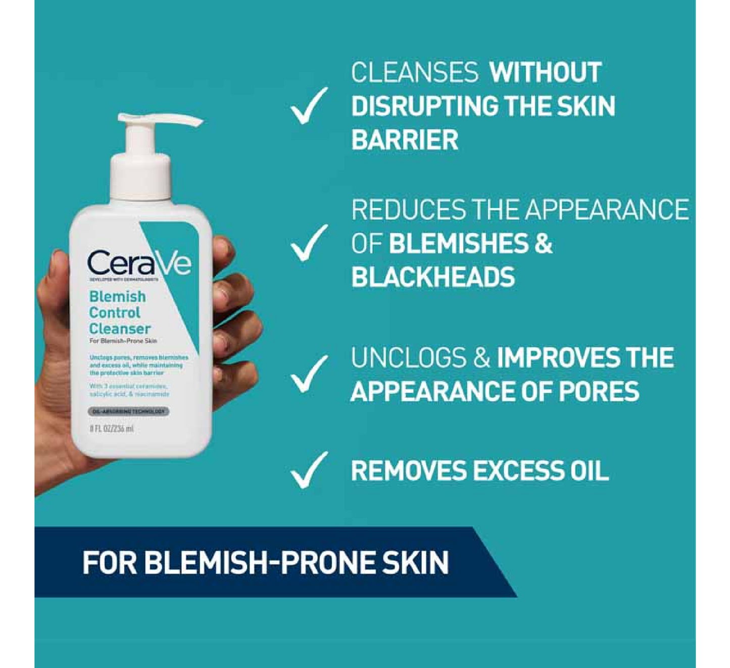 CeraVe Blemish Control Cleanser *473ml