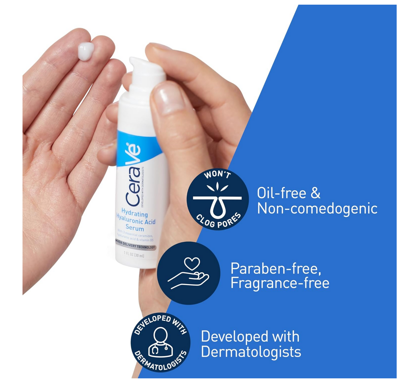 CeraVe Hydrating Hyaluronic Acid Serum *30ml