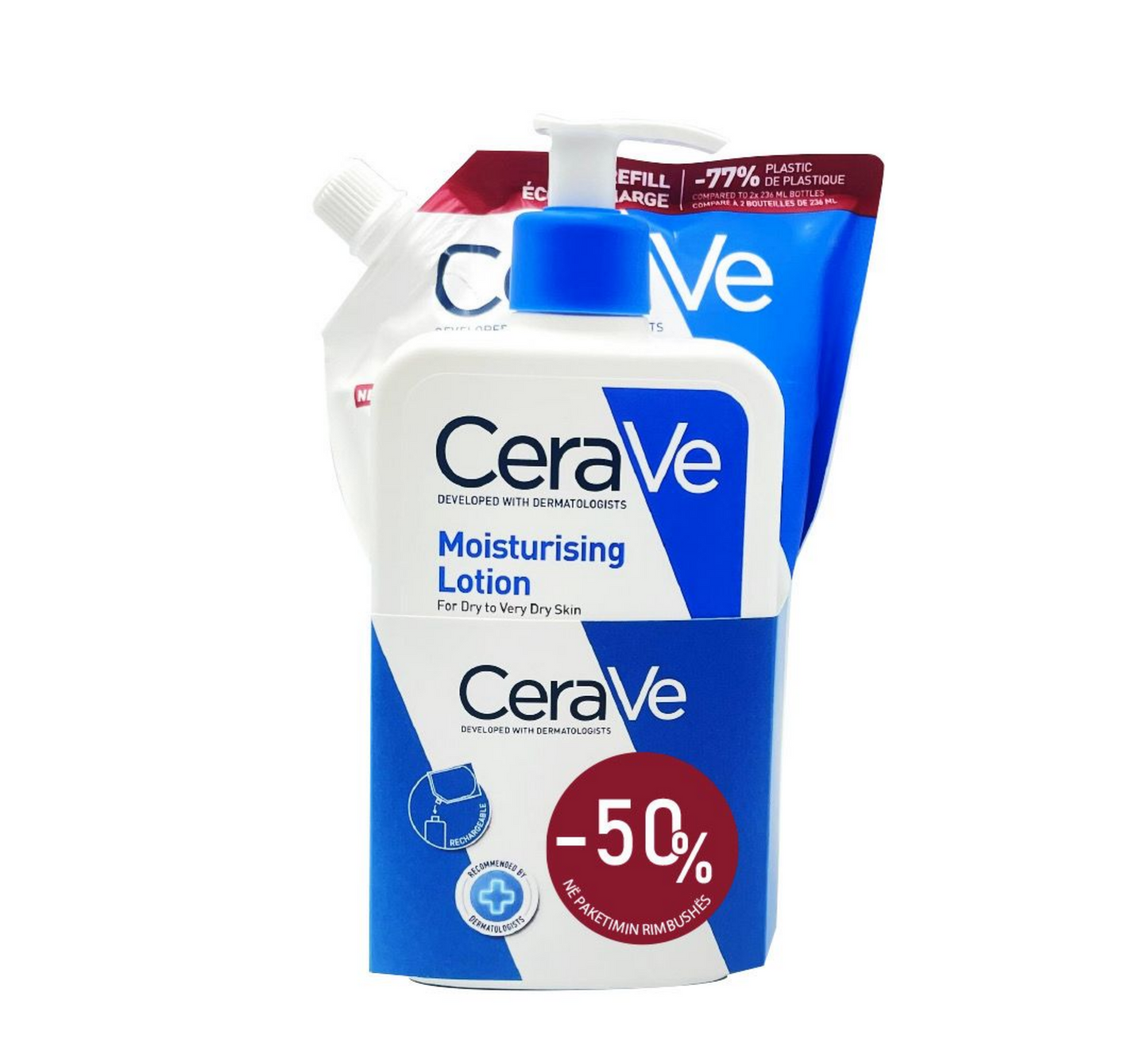 CeraVe Set - Moisturising Lotion + Refill Pouch (2 x 473ml)