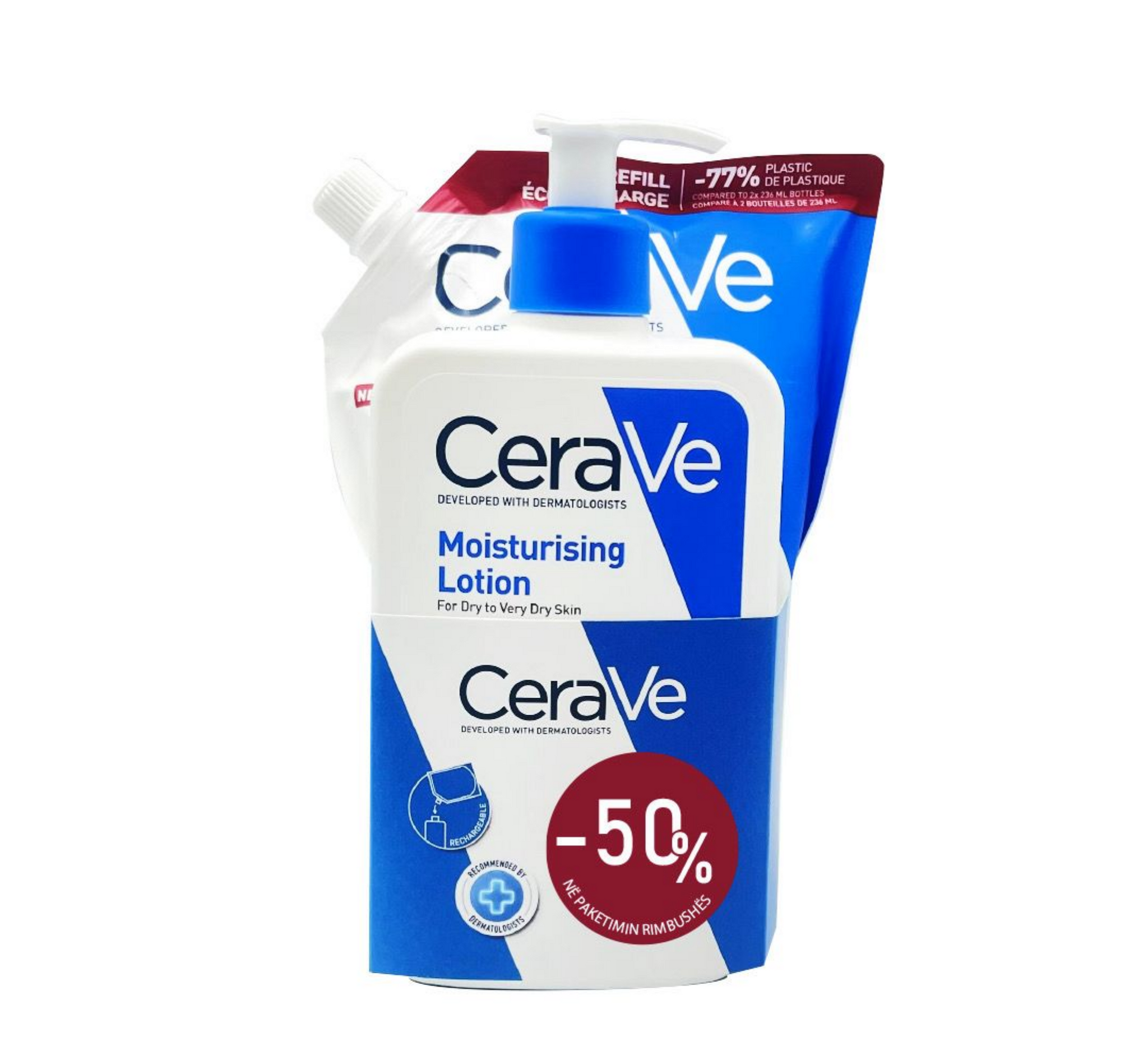 CeraVe Set - Moisturising Lotion + Refill Pouch (2 x 473ml)