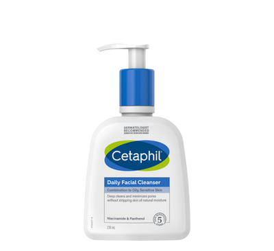 Cetaphil Daily Facial Cleanser *236ml (combination to oily-sensitive skin)