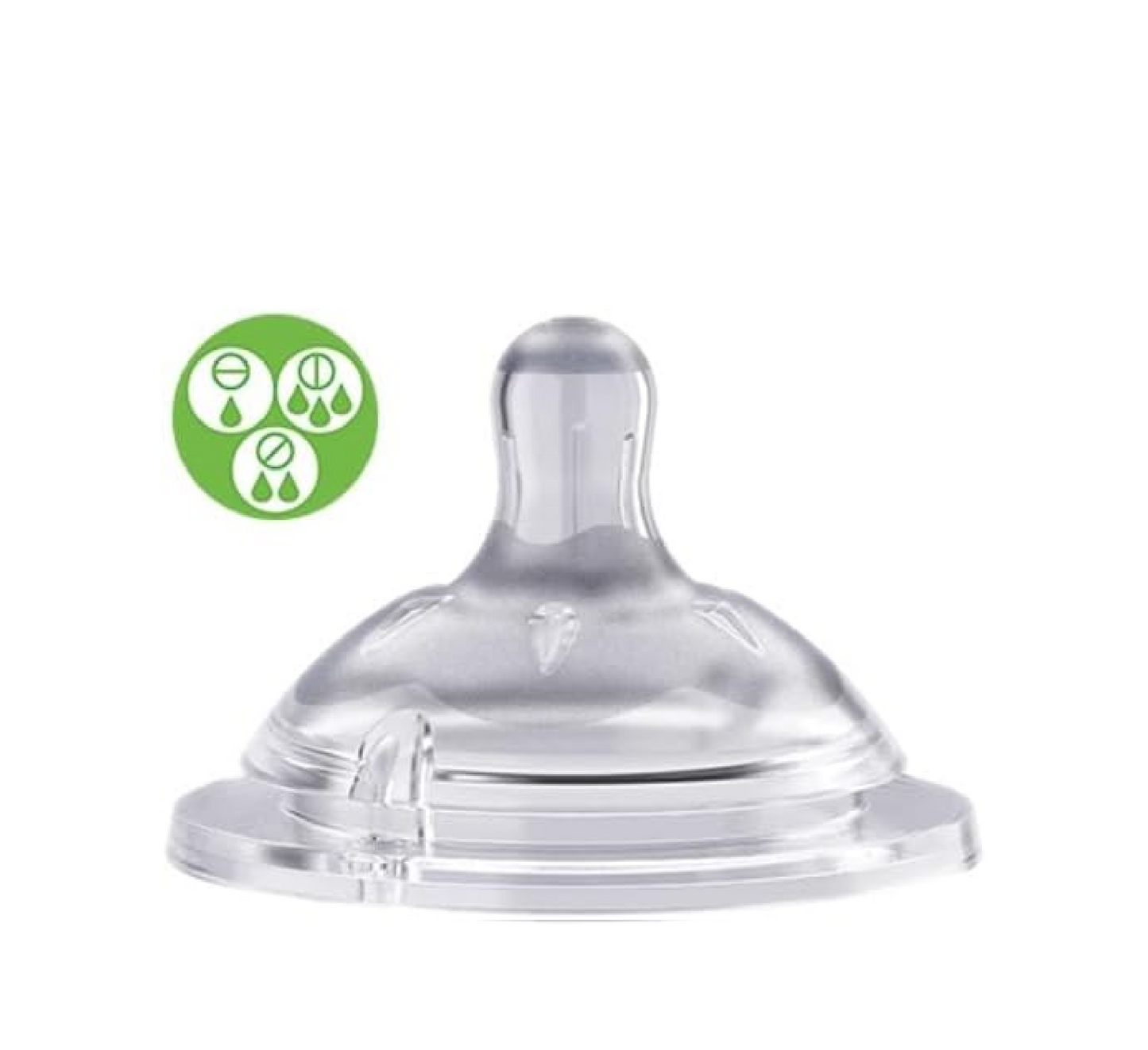 Chicco Natural Feeling Silicone Teat Adjustable Flow 4M+ *2pcs (biberon ushqyes)