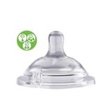 Chicco Natural Feeling Silicone Teat Adjustable Flow 4M+ *2pcs (biberon ushqyes)