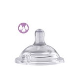 Chicco Natural Feeling Silicone Teat Fast Flow 6M+ *2pcs (biberon ushqyes)