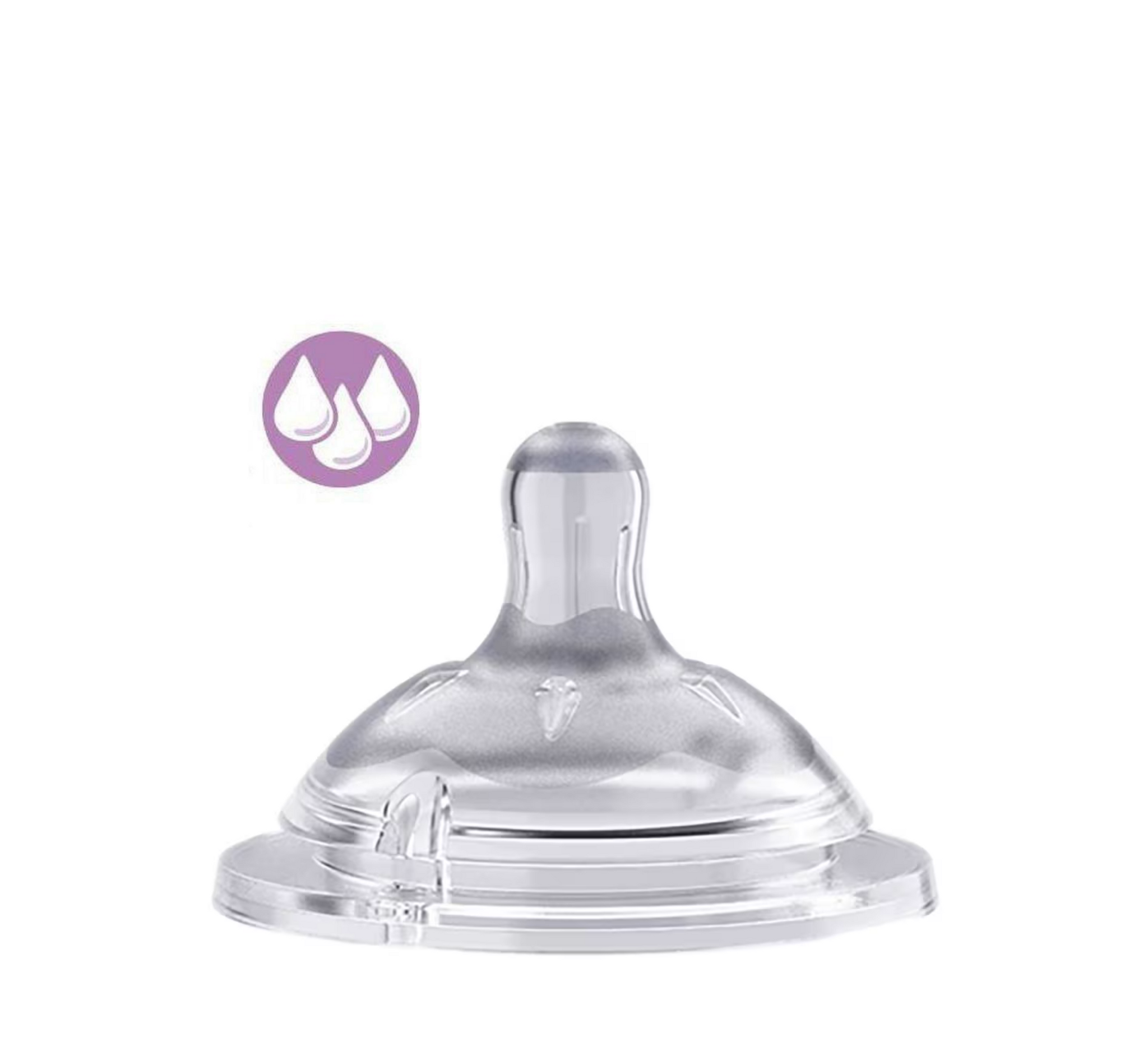 Chicco Natural Feeling Silicone Teat Fast Flow 6M+ *2pcs (biberon ushqyes)