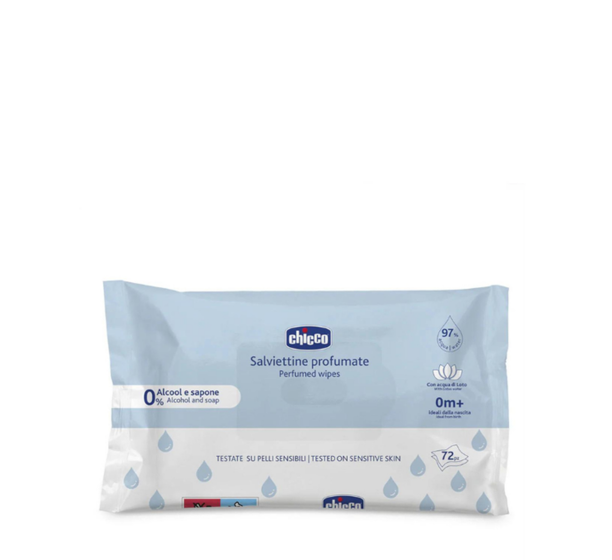 Chicco Perfumed Cleansing Wipes *72pcs