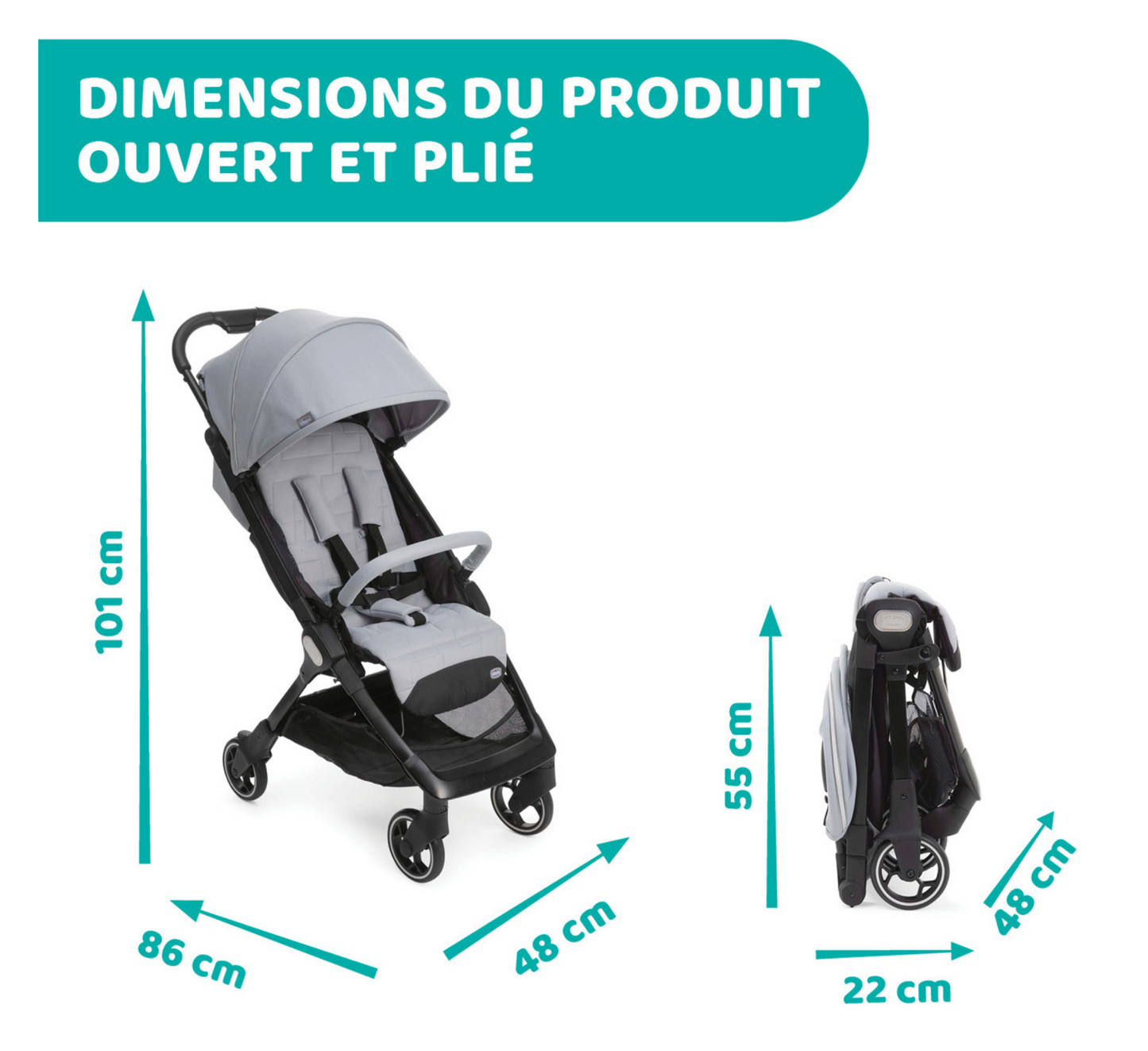 Chicco Single Stroller (karroce bebi)