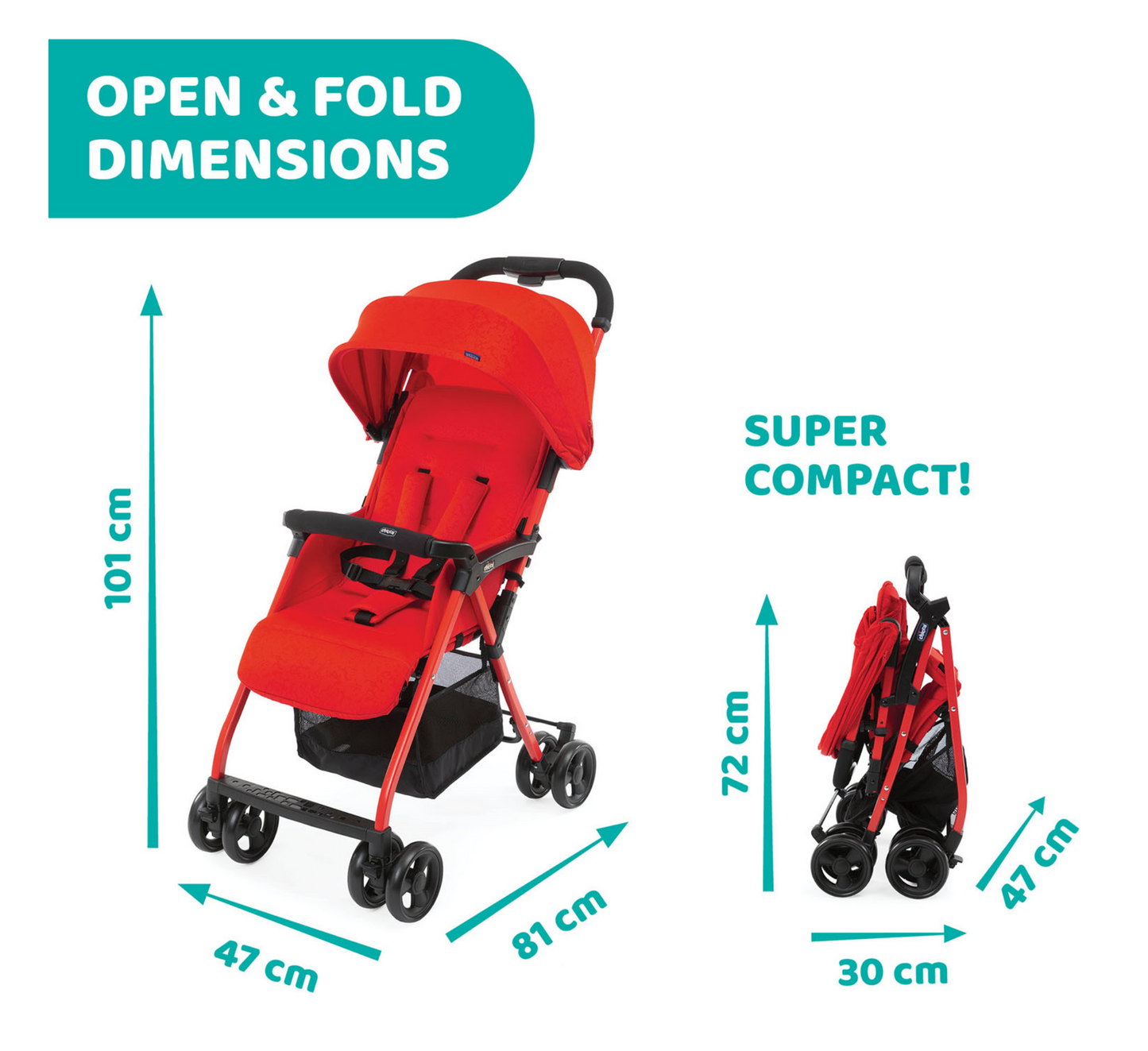 Chicco Stroller Ohlala (karroce bebi)