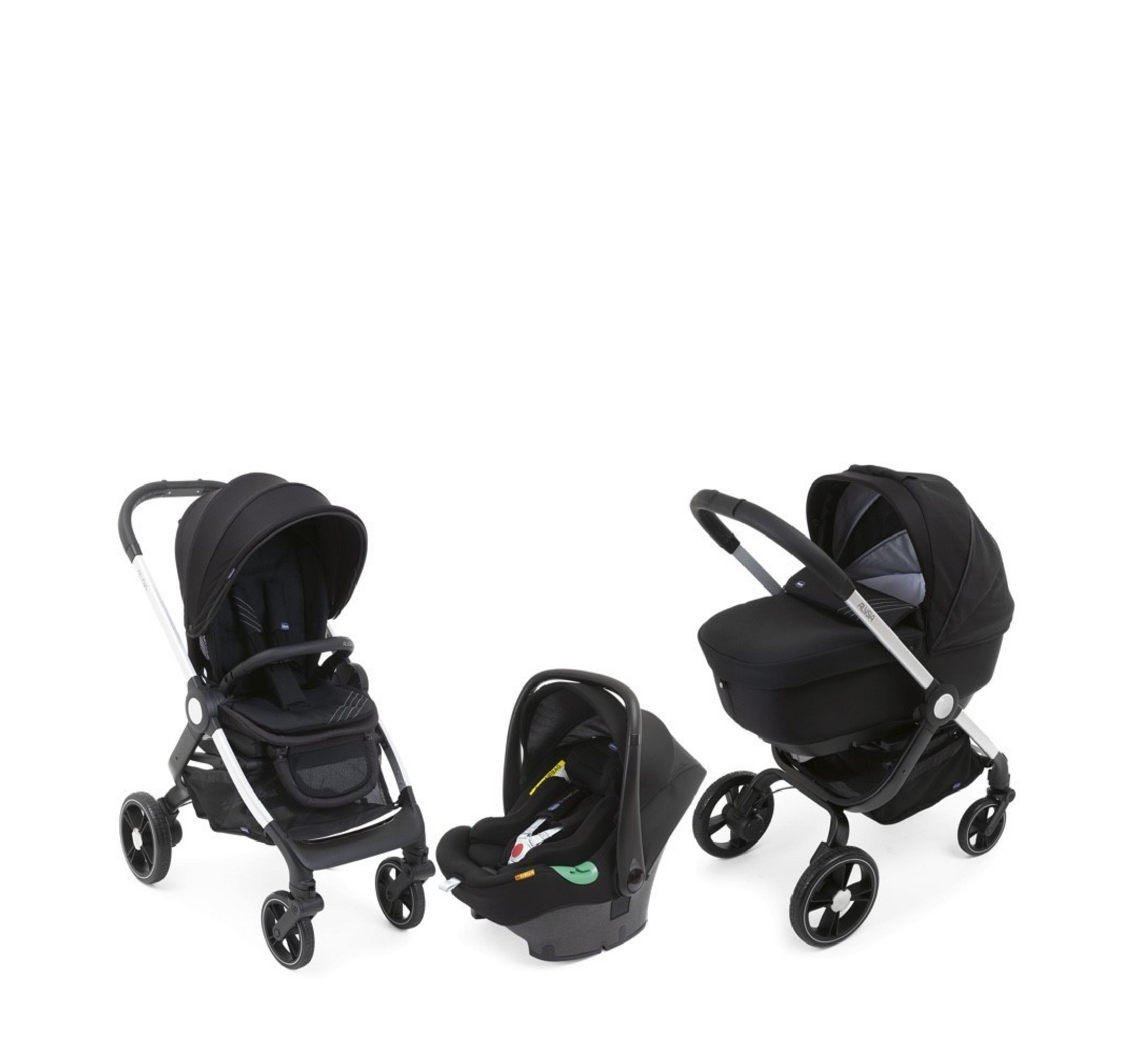 Chicco Trio Alysia Stroller Pirate Black (karroce bebi)