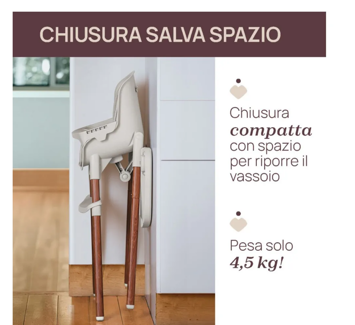 Фотелја за хранење Chicco Zest Plus (бебешка столица)