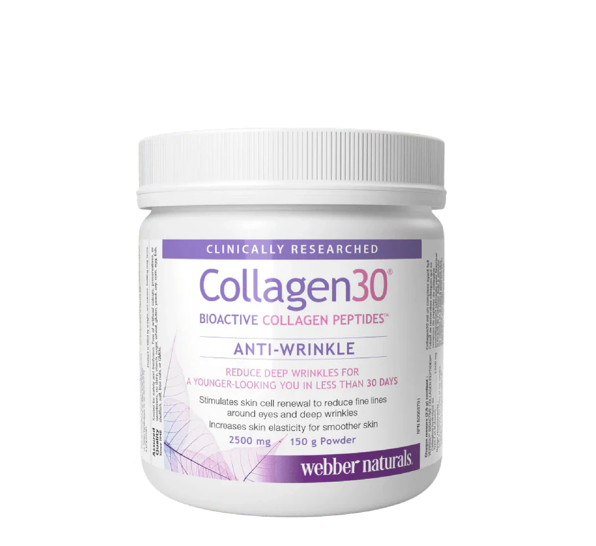Collagen30® Anti-Wrinkle Bioactive Collagen Peptides Powder 2500 mg *150g