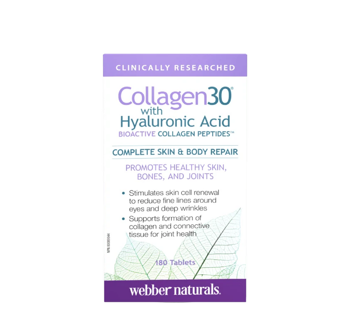 Collagen30® with Hyaluronic Acid BIOACTIVE COLLAGEN PEPTIDES™ (*180 tabs)