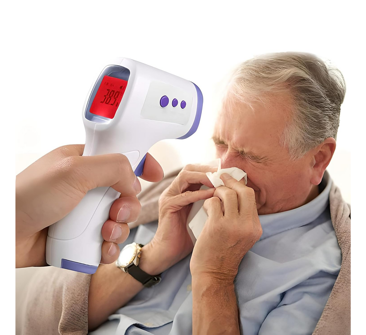 Color Alarm No Contact Infrared Thermometer