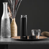 ColourDesign stainless steel vacuum bottle, 450 ml, black