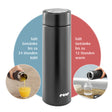 ColourDesign stainless steel vacuum bottle, 450 ml, black