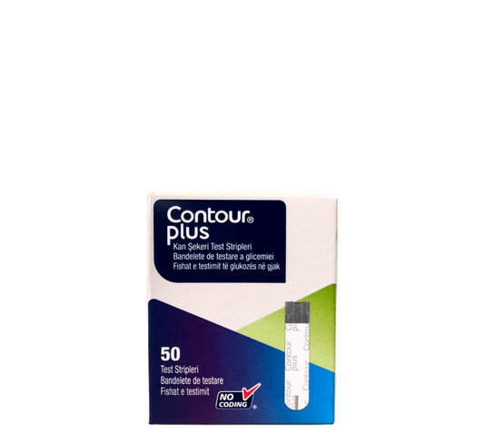 Contour Plus Blood Glucose Test Strips *50pcs