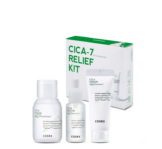 Cosrx Cica-7 Relief Kit (for sensitive skin)