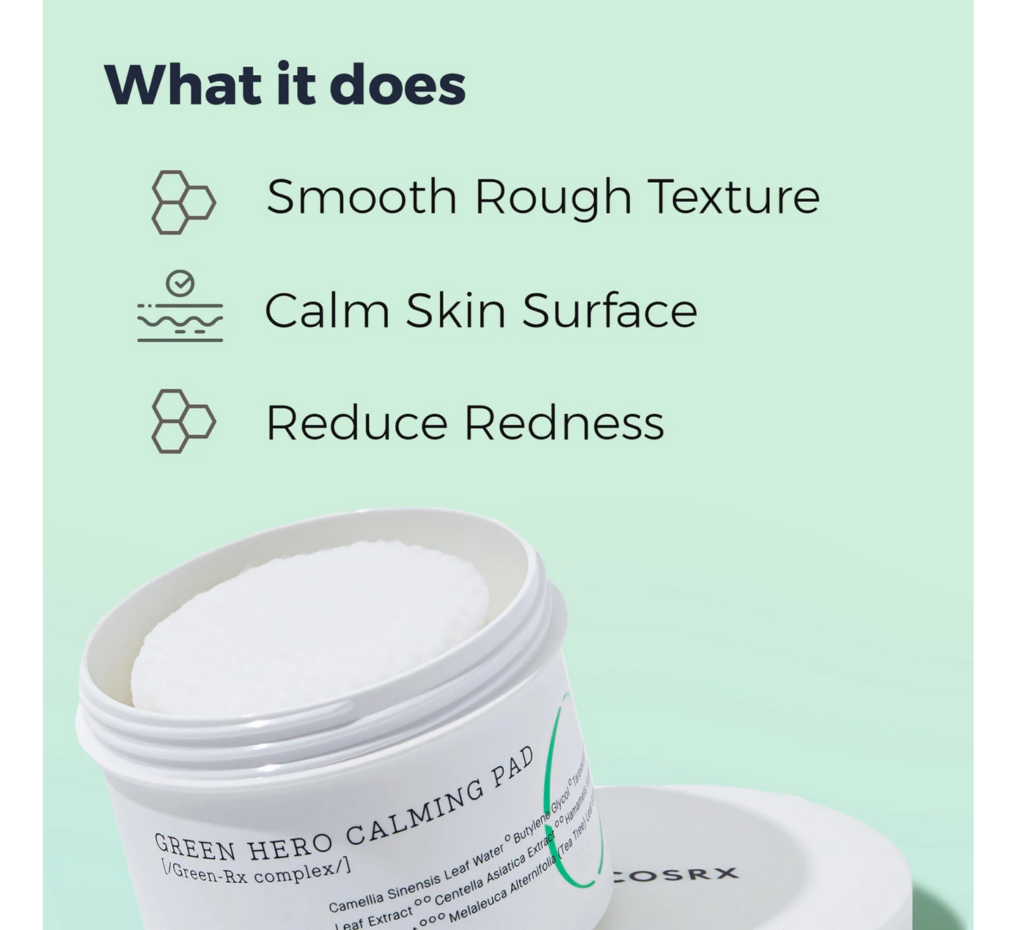Cosrx Green Hero Calming Pad *70 pads