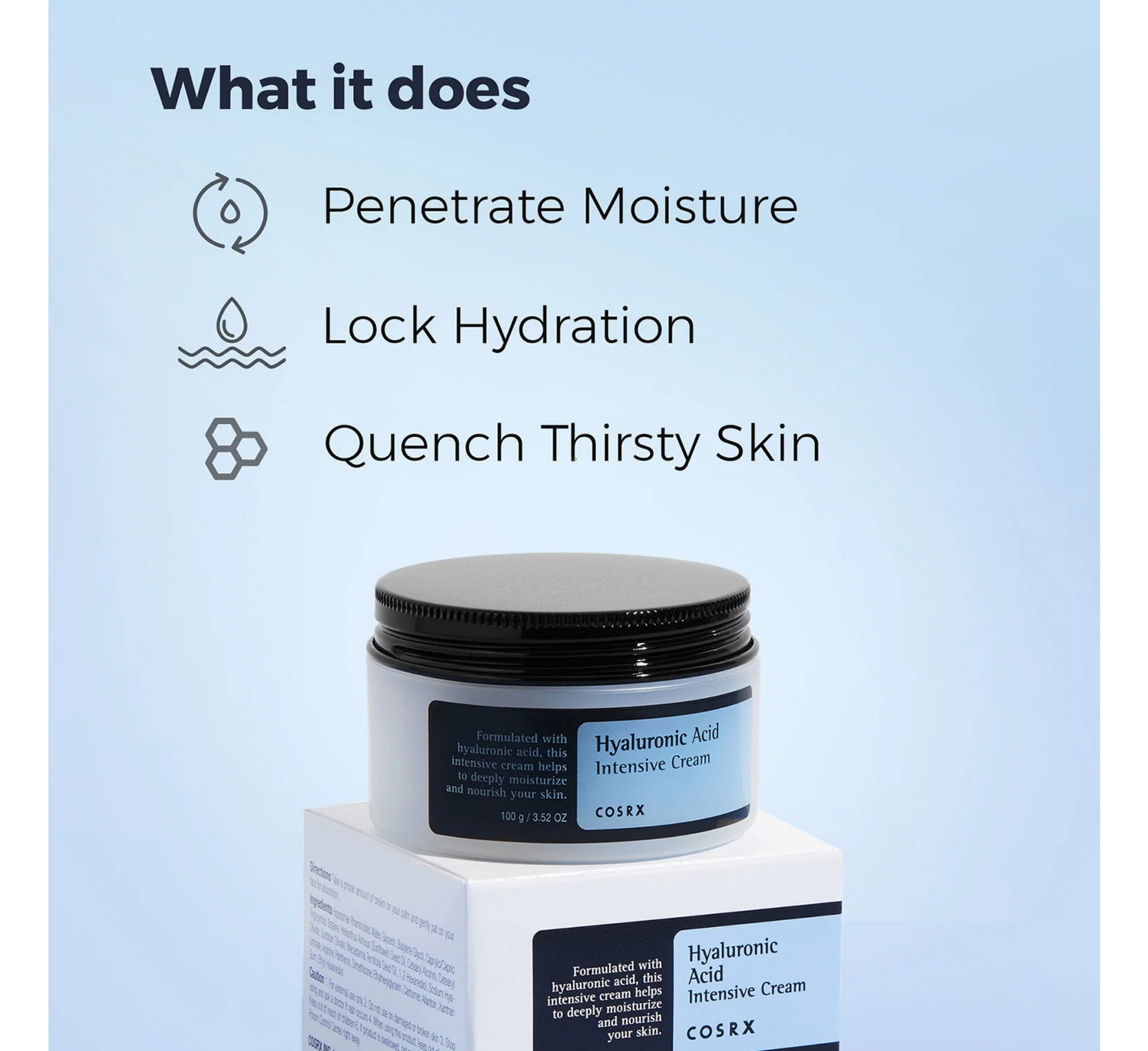 Cosrx Hyaluronic Acid Intensive Cream *100g