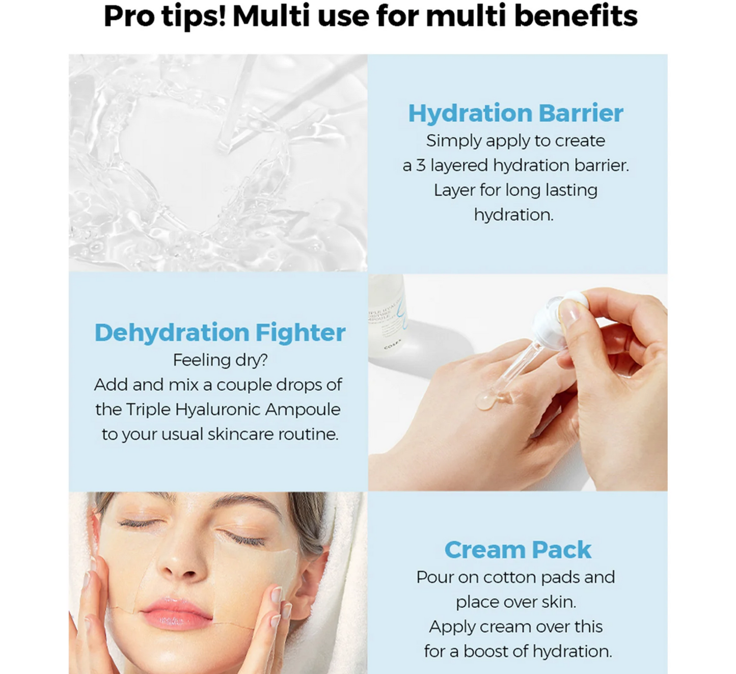 Cosrx Triple Hyaluronic Moisture Ampoule *40ml