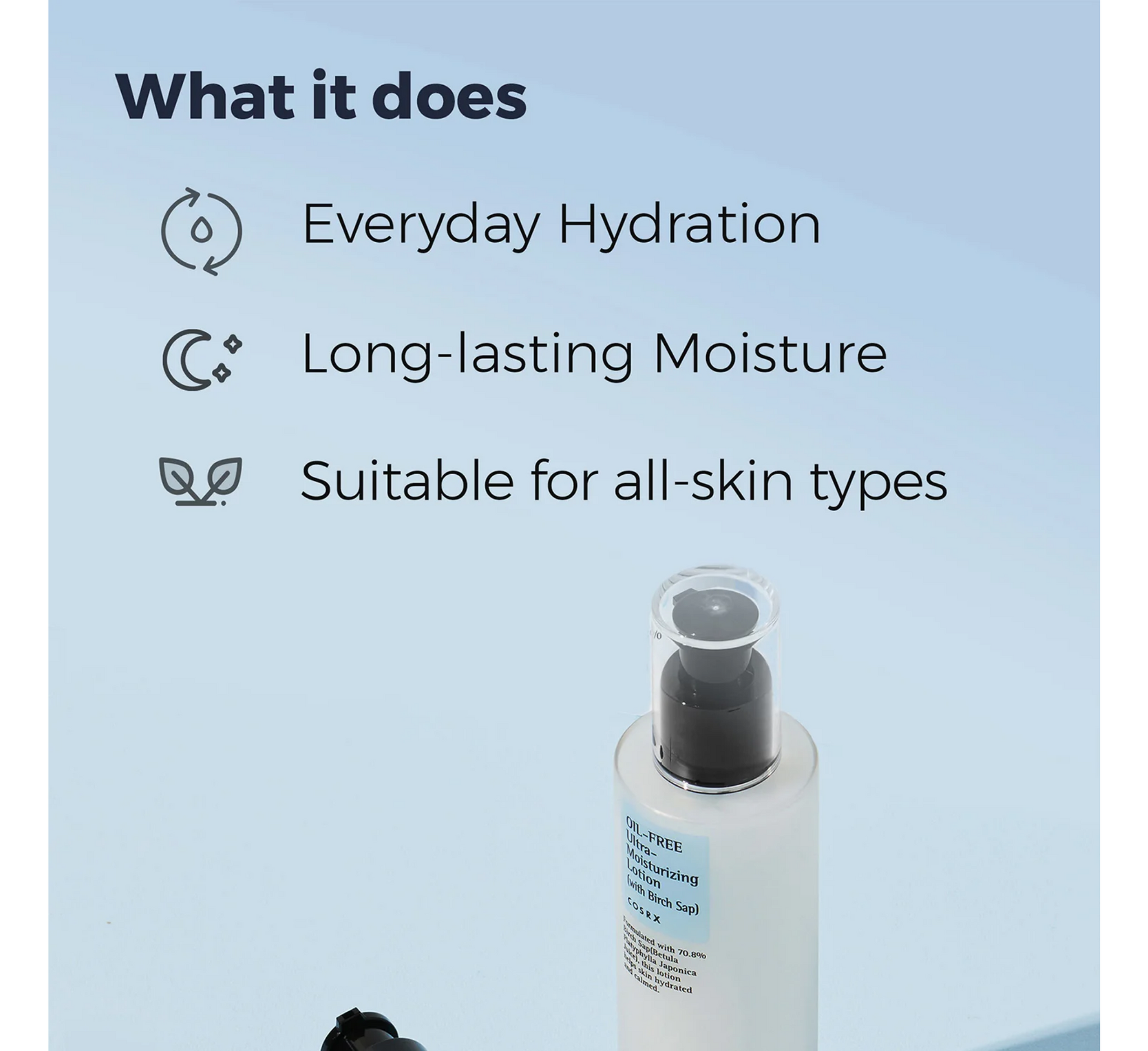 Cosrx Oil-Free Ultra-Moisturizing Lotion with Birch Sap *100ml