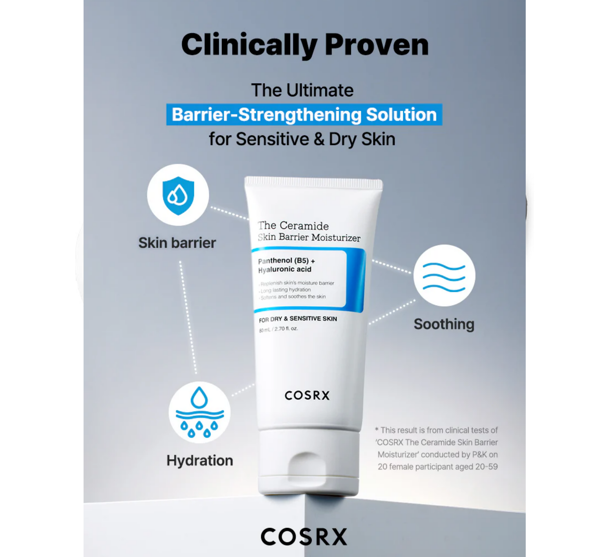 Cosrx The Ceramide Skin Barrier Moisturizer *80ml