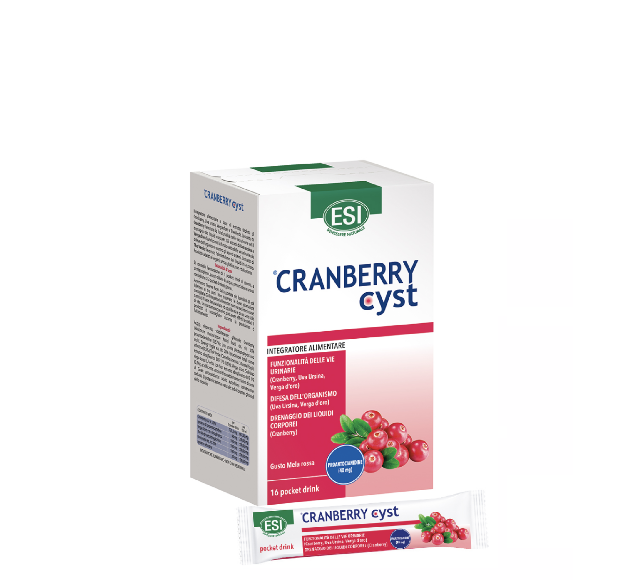 Cranberry Cyst Pocket Drink (*16 x 20ml)