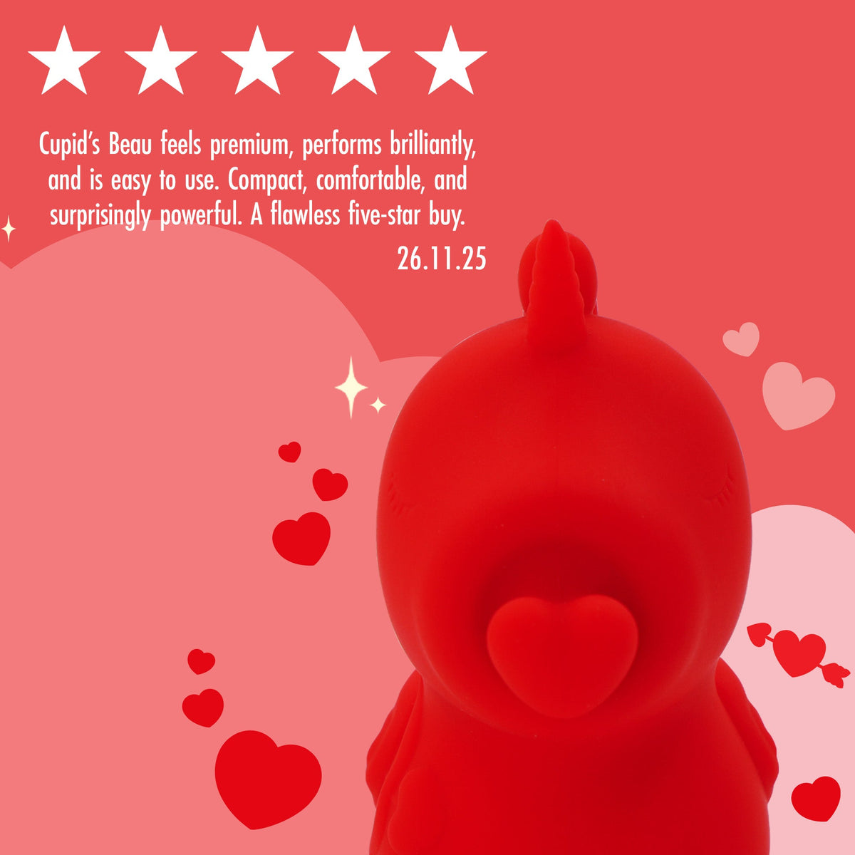 Cupid's Beau Heart-Tongued Vibrator