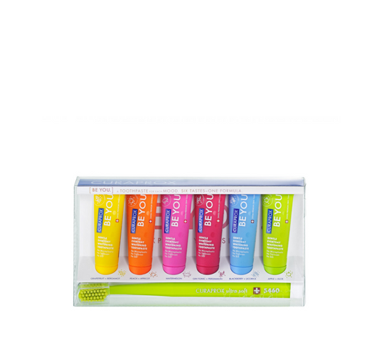 Curaprox Be You Six Taste Whitening Toothpaste Set