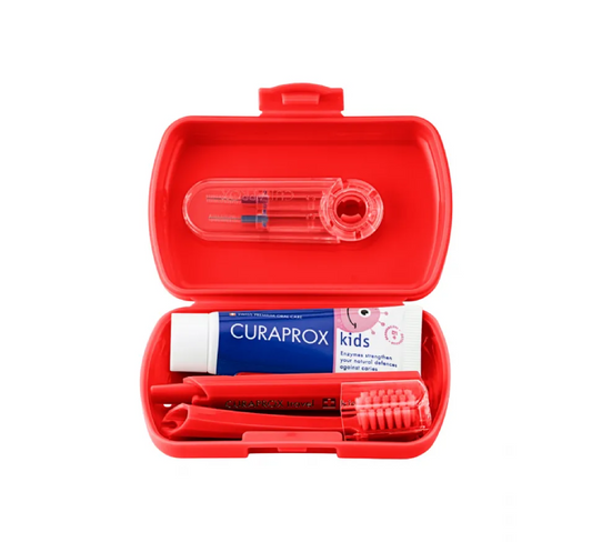 Curaprox Kids Travel Set for ages 6 to 12