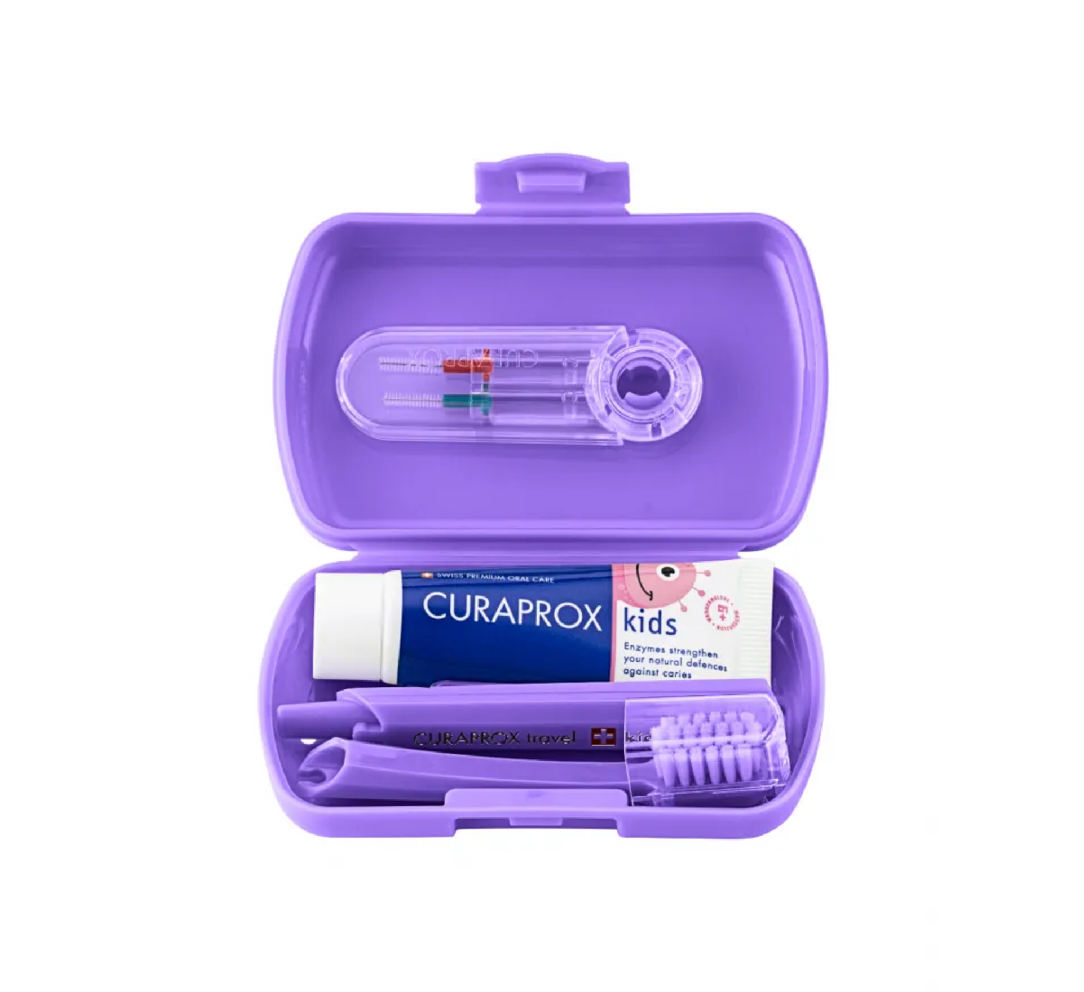 Curaprox Kids Travel Set for ages 6 to 12