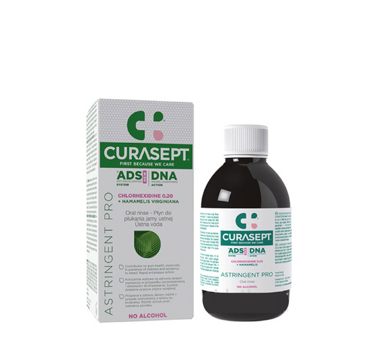 Curasept ADS/DNA Astringent Pro 0.2% Chlorhexidine Oral Rinse *200ml