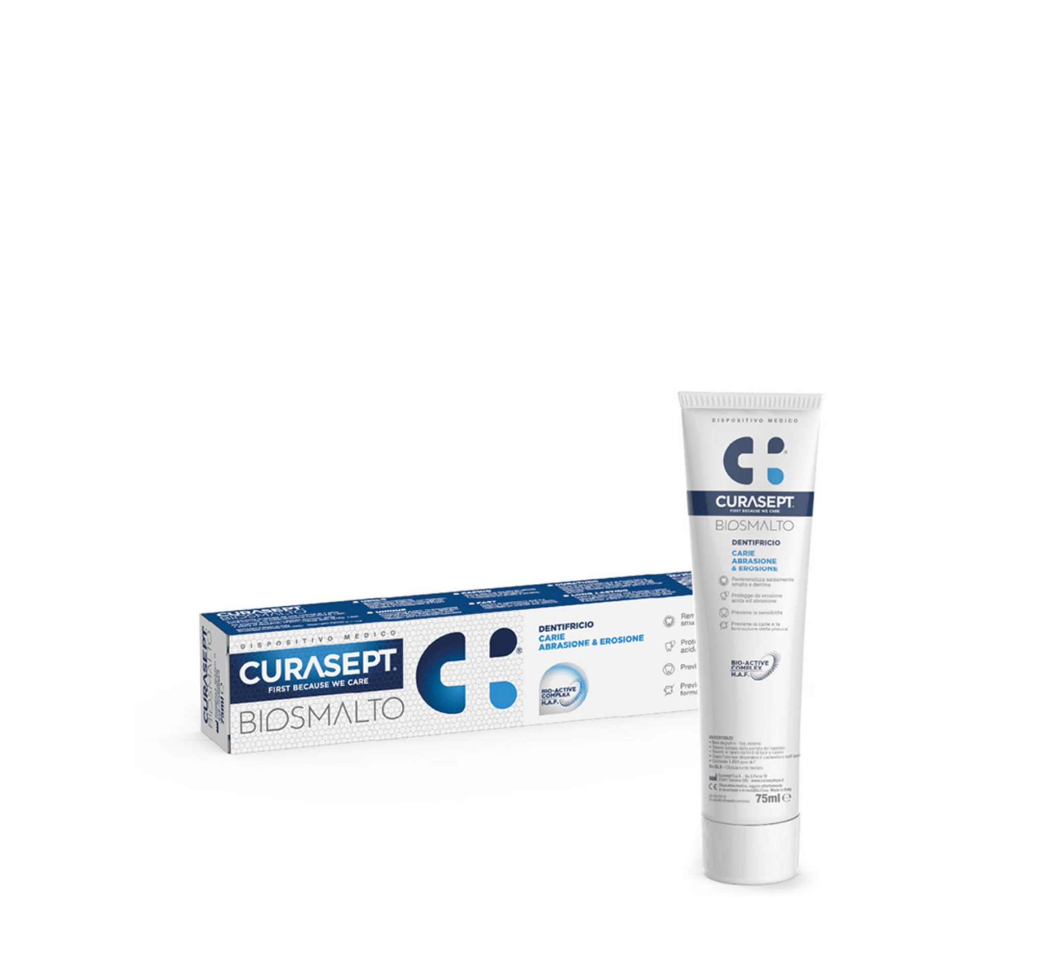 Pastë dhëmbësh Curasept Biosmalto Caries Abrasion &amp; Erosion *75ml 