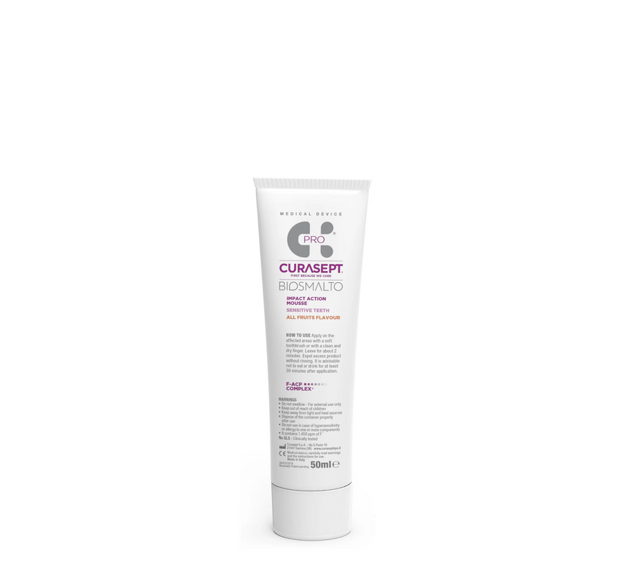 Shkumë Curasept Biosmalto për Dhëmbë të Ndjeshëm me Shije të Gjitha Frutave *50ml