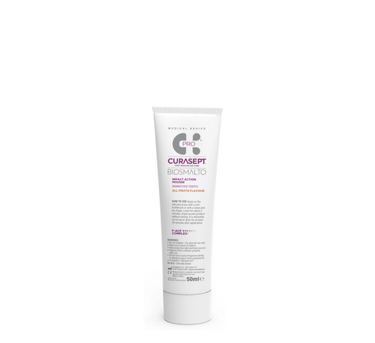 Curasept Biosmalto Mousse for Sensitive Teeth All Fruits Flavour *50ml