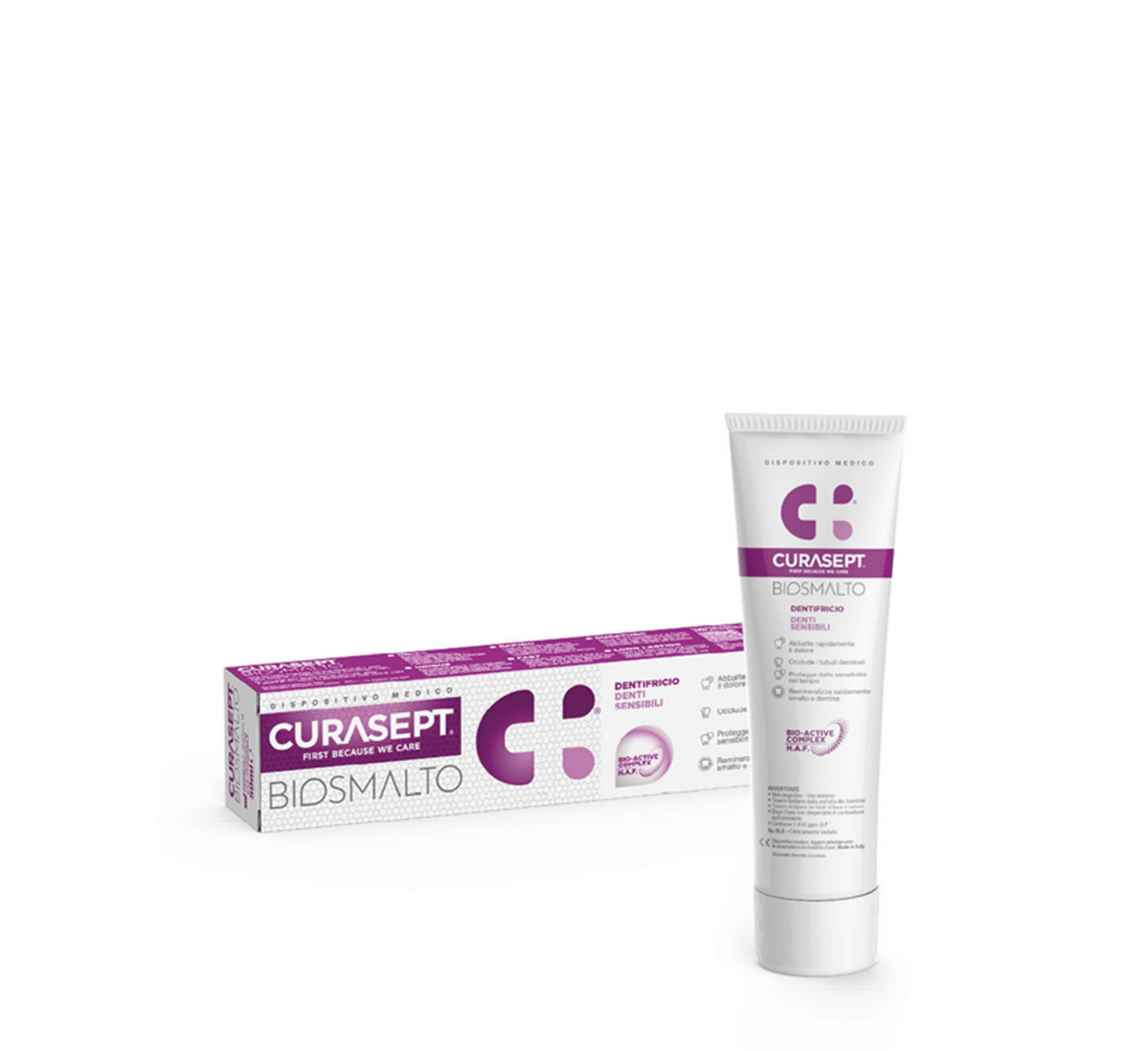 Pastë dhëmbësh Curasept Biosmalto për dhëmbë të ndjeshëm *75ml 