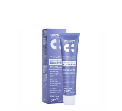 Pastë dhëmbësh Curasept Daycare Protection Booster për fëmijë me çamçakëz (7-12 vjeç) *75ml 