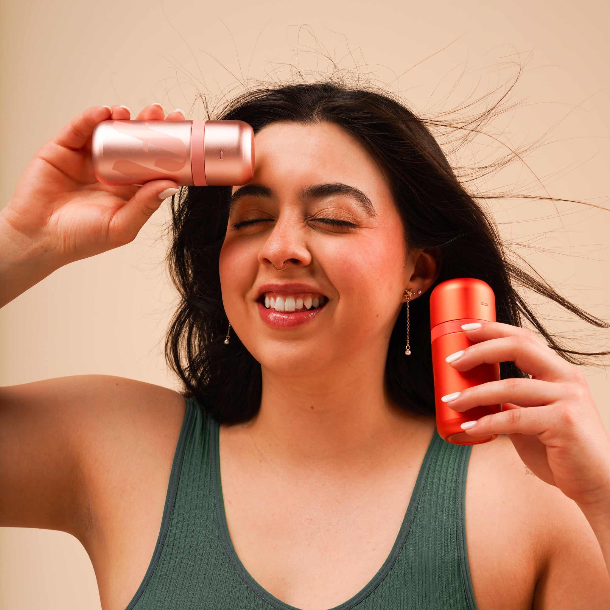 Refillable Roll-on Deodorant Starter Set - Kasë alumini dhe një rimbushje - Vanilla Bloom