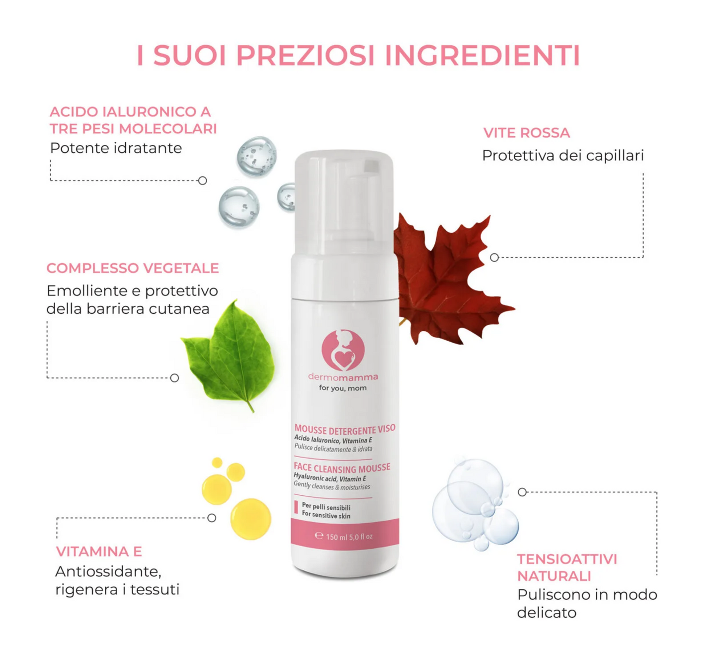 Dermomamma Face Cleansing Mousse *150ml