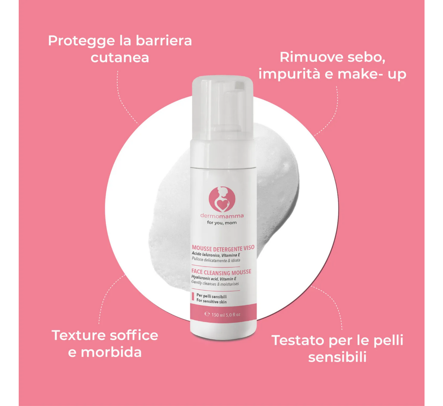 Dermomamma Face Cleansing Mousse *150ml