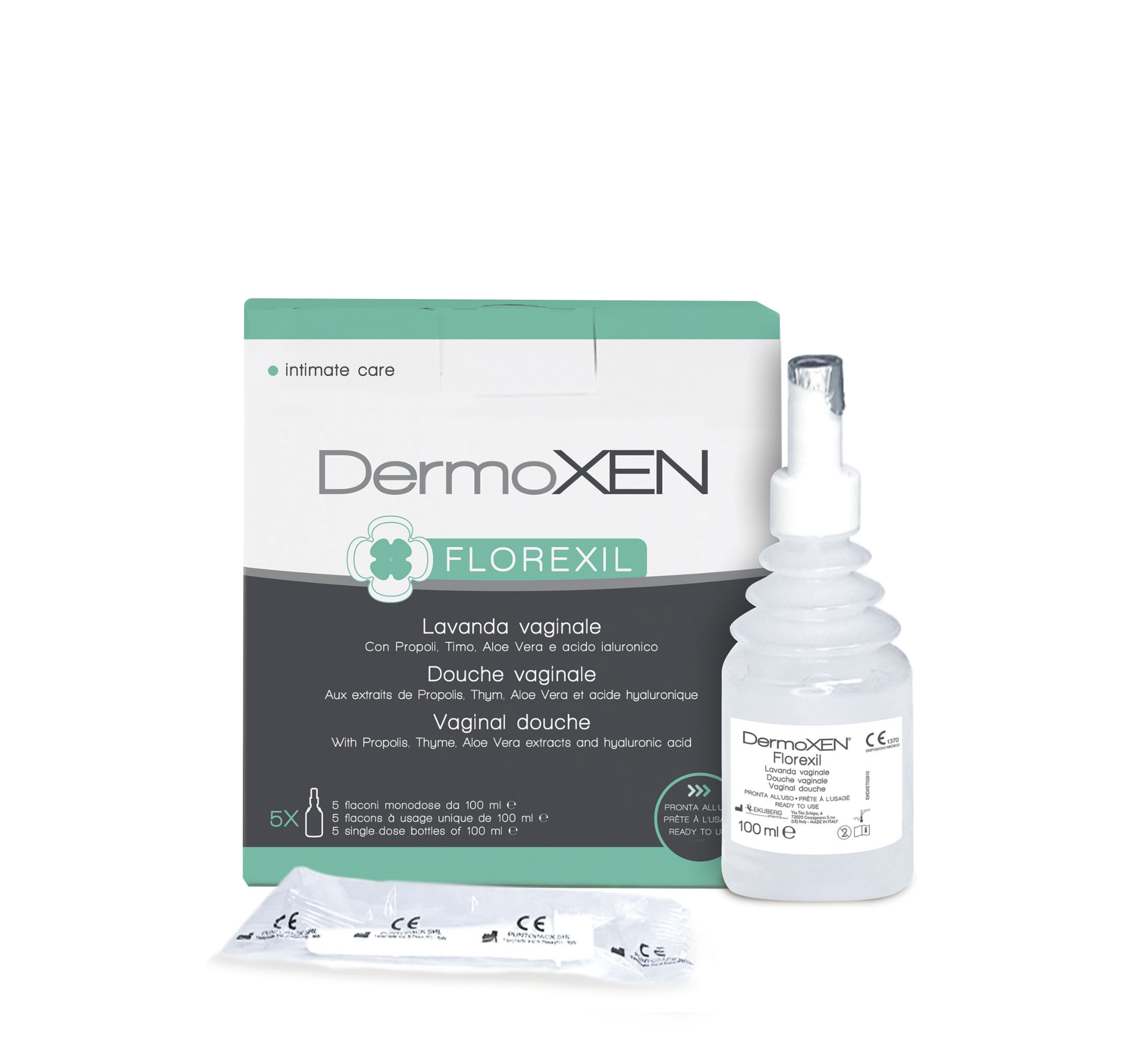 Dush vaginale Dermoxen FLOREXIL (5 flakon x 100 ml)